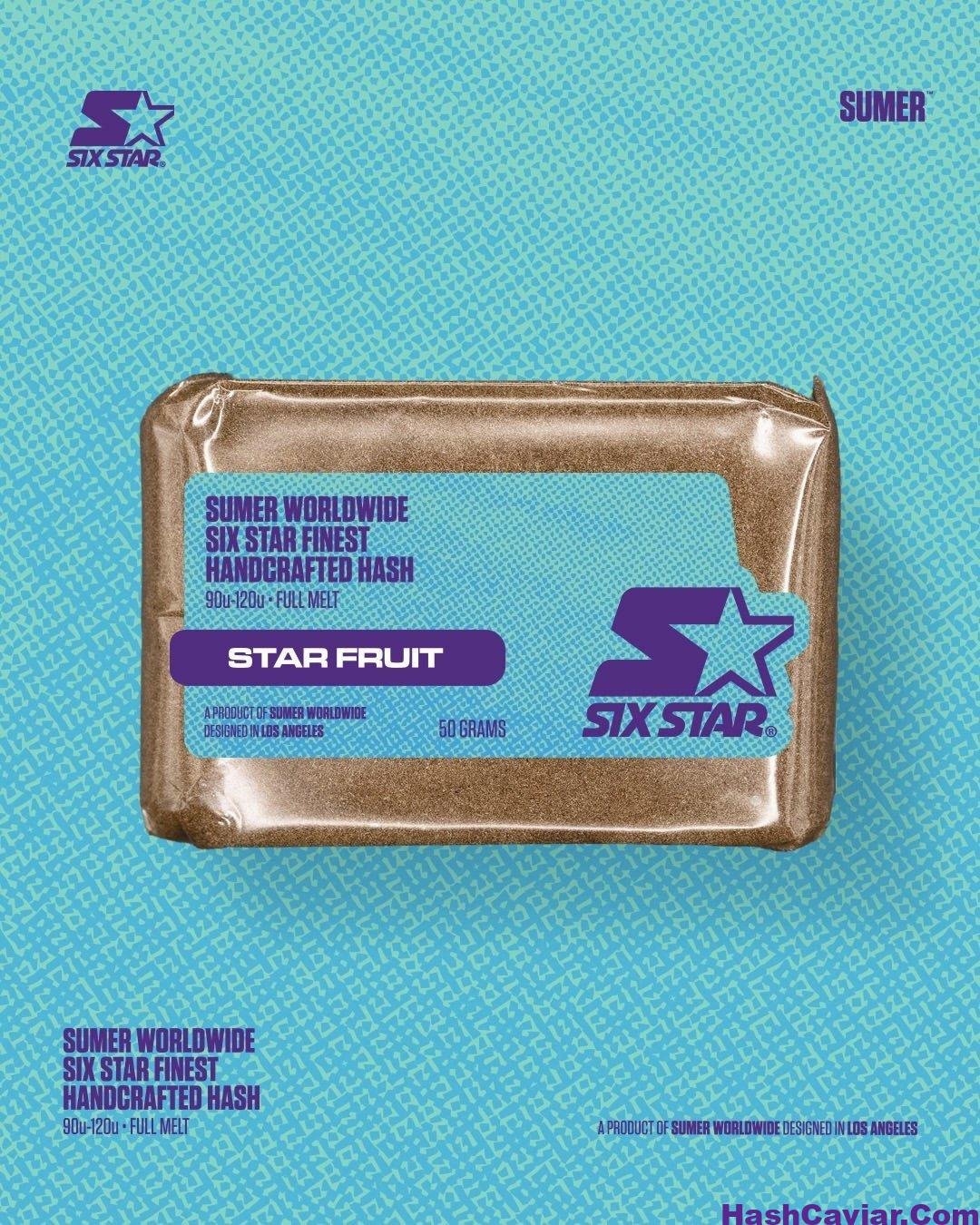 Star Fruit – Sumer Worldwide Six Star Finest Handcrafted Hash
