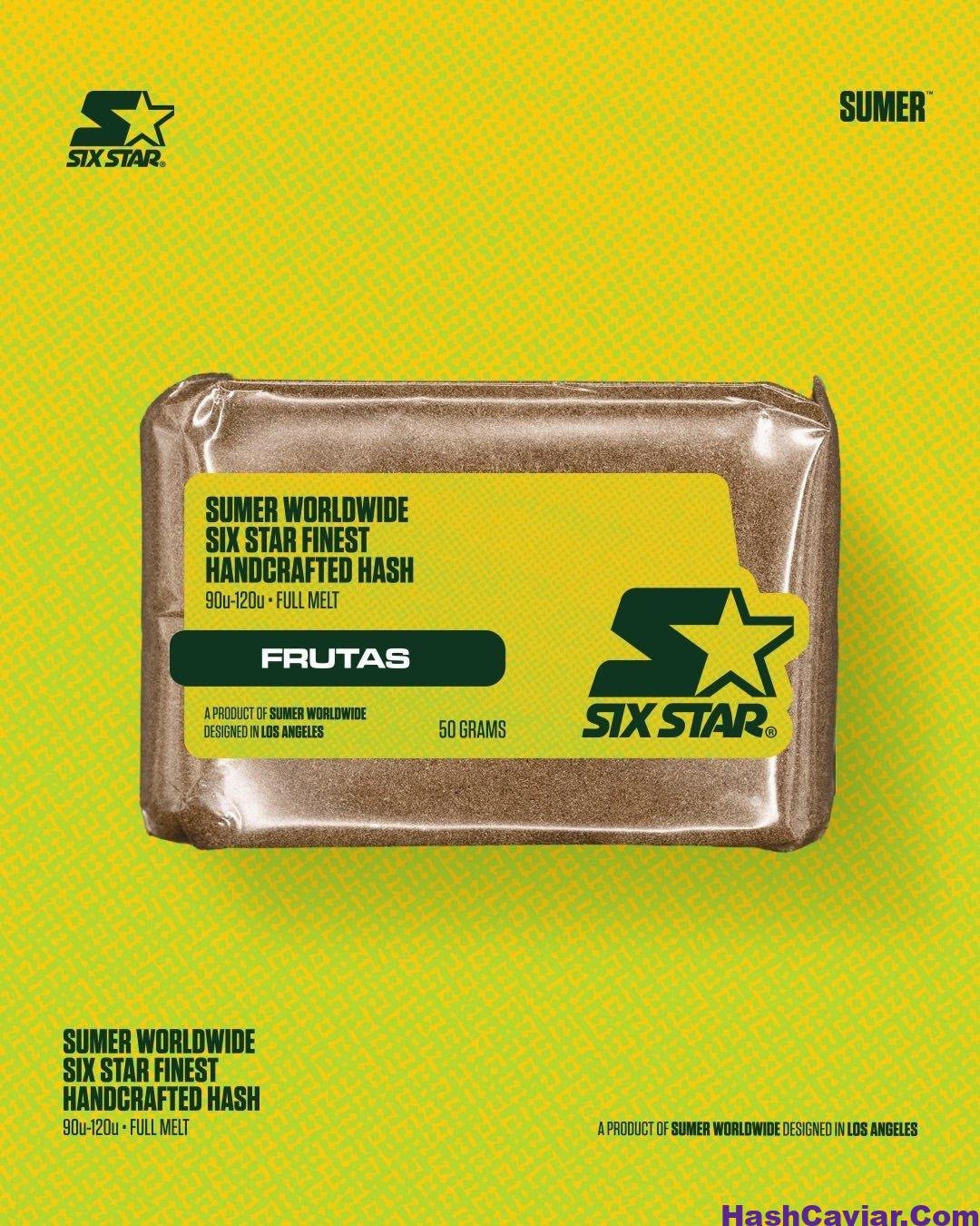 Frutas Hash – Sumer Worldwide Six Star Finest Handcrafted Hash